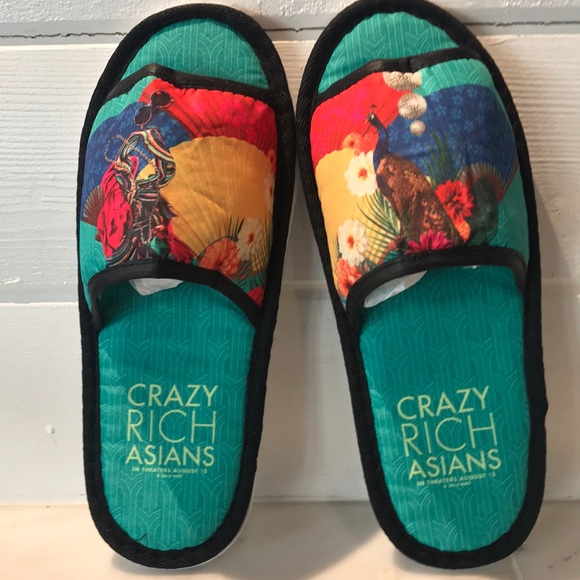 Shoes - Crazy Rich Asians Promotional Slippers NWOT